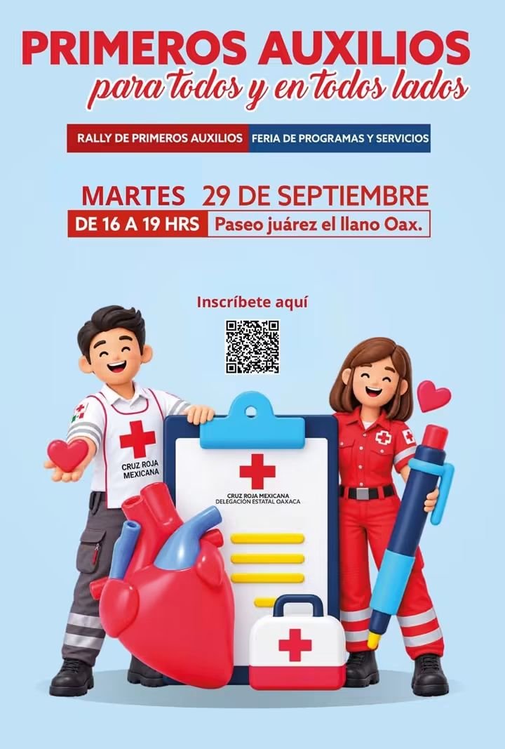 Rally de Primeros Auxilios en Oaxaca: Aprende y salva vidas