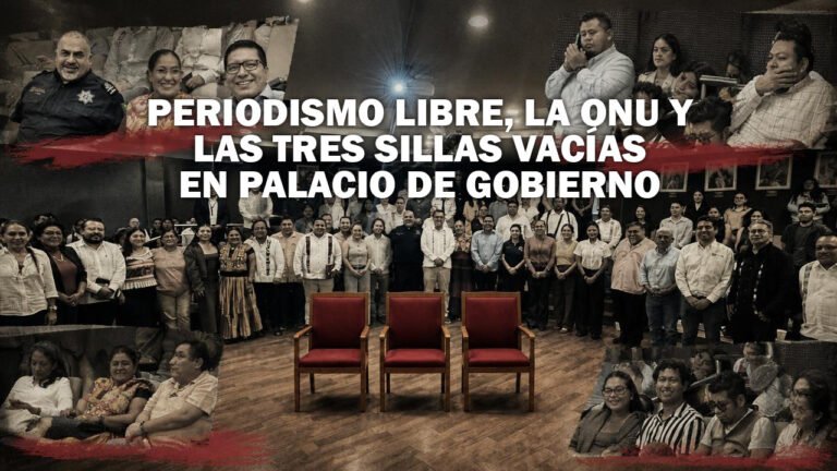 Tres sillas vacías en capacitación para proteger a periodistas en Oaxaca