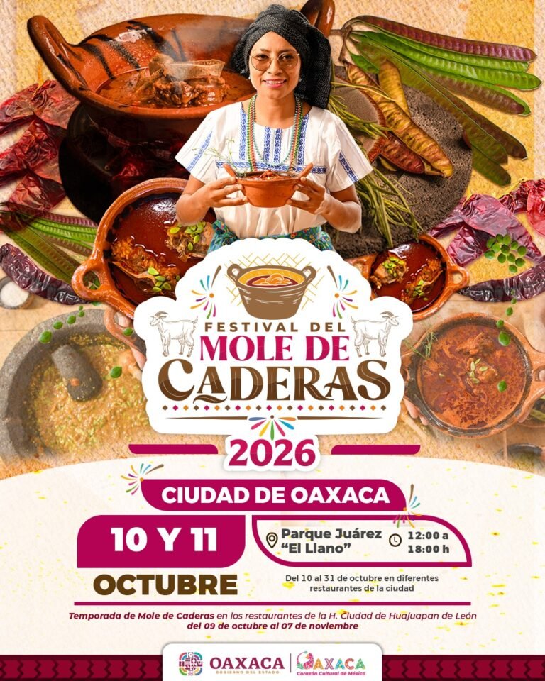 Festival del Mole de Caderas llega a Oaxaca