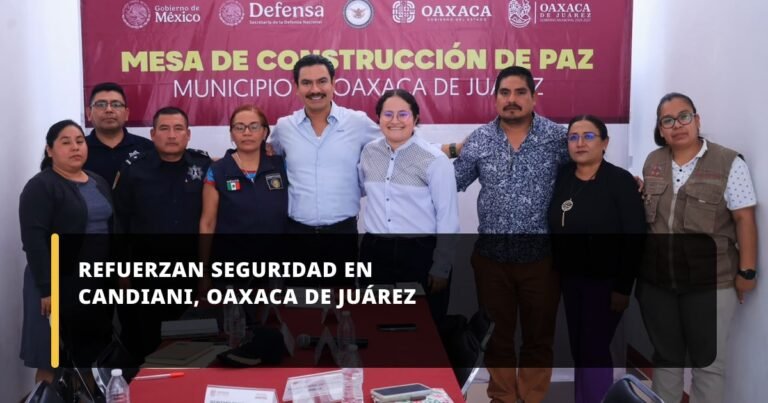 Refuerzan seguridad en Candiani, Oaxaca de Juárez