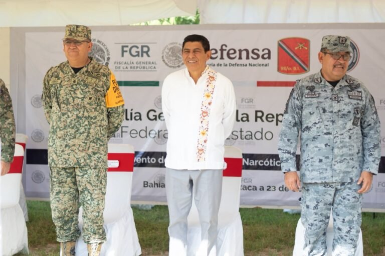 Incineran narcóticos en Santa María Huatulco