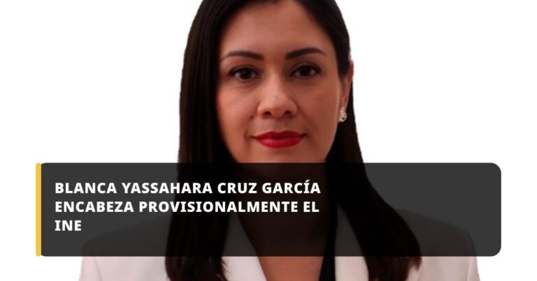 Blanca Yassahara Cruz García encabeza provisionalmente el INE