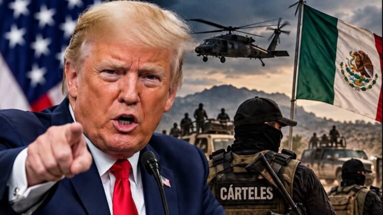 Donald Trump anuncia operaciones militares contra cárteles en México