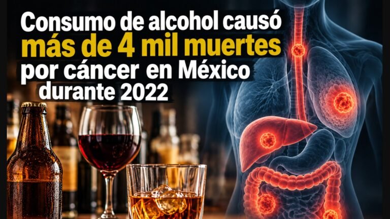 El alcohol está relacionado con siete tipos de cáncer en México, alerta campaña nacional