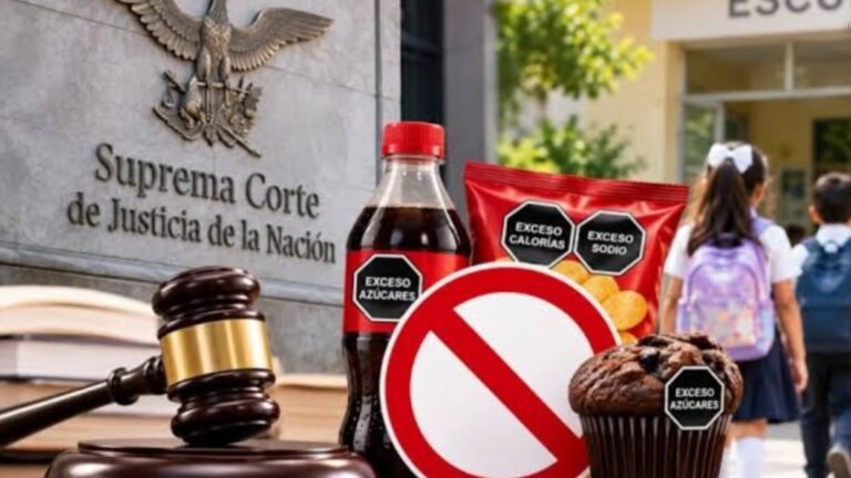 SCJN confirma prohibición de comida chatarra en escuelas de México